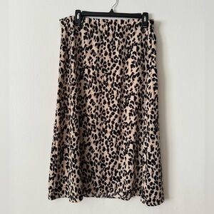 CARMEN MARC VALVO ANIMAL PRINT SKIRT